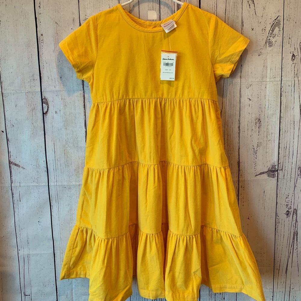 NWT Hanna Andersson Corduroy Dress 6/7